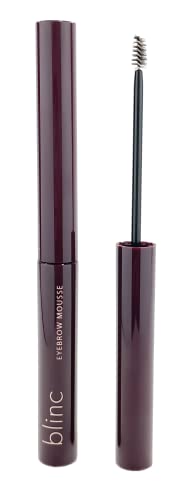 Blinc Eyebrow Mousse, Extreme Hold Tinted Eyebrow Gel with Peptides and Vitamins A & E, Natural Finish, Long-Wearing, Waterproof, Vegan, Gluten-Free & Cruelty-Free, 4.7mL/ 0.16 Fl. Oz