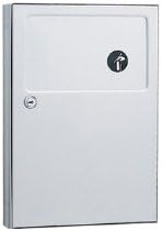 Bobrick - 254 - ClassicSeries Surface-Mounted Sanitary Napkin Disposal Unit