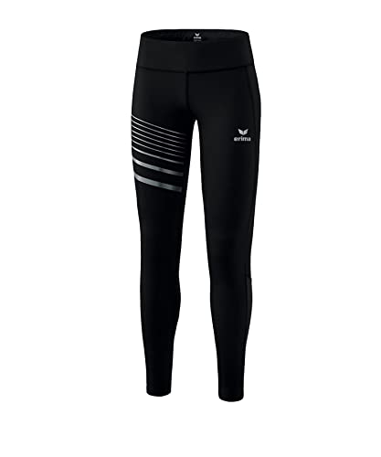 Erima Damen Race Line 2.0 Lange Laufhose (8291902), schwarz, 38
