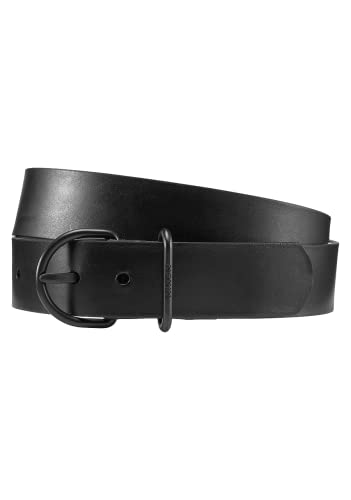 NIXON Steele Leather Belt - Black - Small