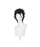 Shrandi Aizen Sousuke Cosplay Wig Hair Role Play Halloween Christmas Costume Comic Convention Heat Resistant Synthetic Wigs+Wig Cap