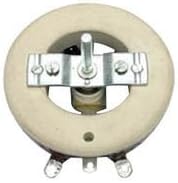 Ohmite RNS1R0E Rheostat; Rest 1 Ohms; Wirewound; Pwr-Rtg 300W; Panel; Dia 6In; Open; Vol 1225V