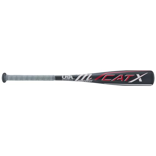 MARUCCI CATX USA -11 Aluminum TEE Ball BAT, Black, 2 5/8\" Barrel, 25\" / 14 oz