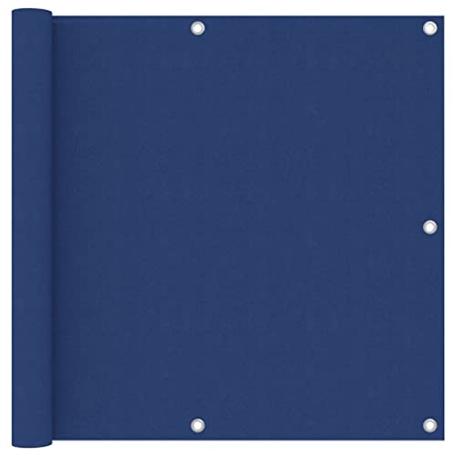 vidaXL Balkon Sichtschutz Bespannung Terrasse Windschutz Sonnenschutz Balkonbespannung Balkonverkleidung Blau 90x300cm Oxford-Gewebe