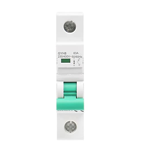 Interrupteur d'isolement GYH8 sectionneur de tête rail Din 125A pour réseau 230V