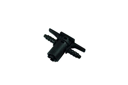 Raccord Piezo Injector Leak Off Connector 180° Connect 34046 en version droite de cinq pièces