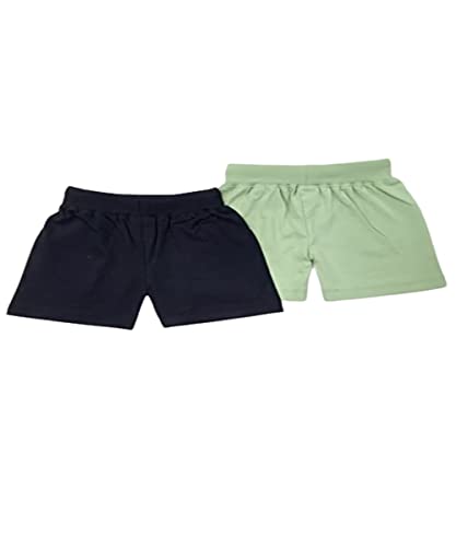 Image of 100% Pure Cotton Printed Regular fit Casual Shorts for Kids Girls