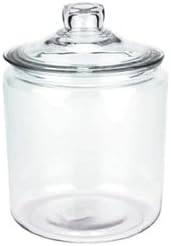 6 x Glass Biscotti Jars - 1 Gallon