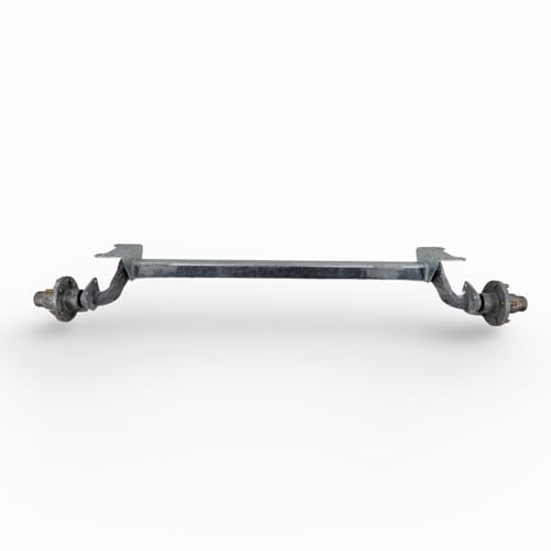 Sturdy Built Galvanized Knott Jetski - Boat Trailer Torsion Axle 1,500lb Capacity 5 Lug 53 inch Hub Face, 26946