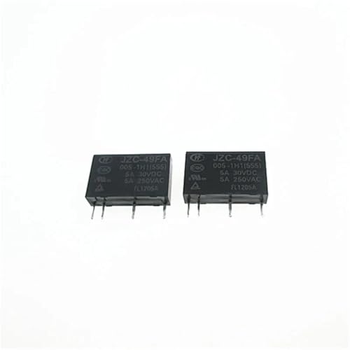 Mini relé JZC-49FA-005-1H1 de 5V para proyectos de domótica y automatización