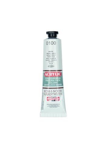 KOH-I-NOOR 016271100000 40 ml di colore acrilico, colore: bianco