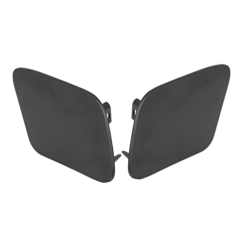 X AUTOHAUX Pair Car Front Headlight Washer Nozzle Cover Left 8E0955275D Right 8E0955276D for Audi A4 2002-2005