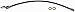 Dorman H622012 Rear Passenger Side Brake Hydraulic Hose Compatible with Select Freightliner Models