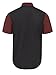 Red Kap Men's Airflow Cook Shirt with Oilblok, Merlot Heather with Black Mesh, Large