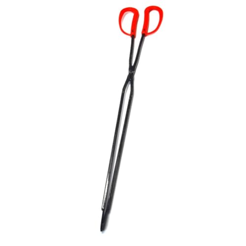 Pinces robustes for cheminée, pinces à bûches et à bois d'intérieur for manipuler le charbon et les débris Pinces pour barbecue(B 70cm/27.5)