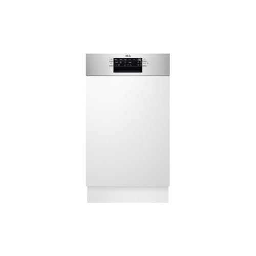 AEG FEE73407ZM Integrierter-Geschirrspüler / 45cm / AirDry - perfekte Trocknungsergebnisse / D / energiesparend / Besteckkorb...