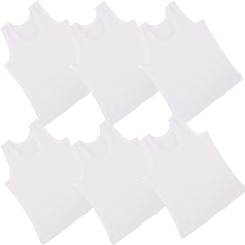 Image of REVOLTEK Printed Vest baniyan Cotton Inner wear for Baby wear Sleeveless Undershirts for Kids Sando ganji Tank-Tops Toddler Girls /Boys Colors Pack of 6