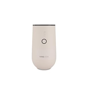 VINEVIDA Waterless Diffuser – Essential Oil Diffuser for Home – Beige Scent Diffuser for Home, Battery Operated Aromatherapy Diffuser – Car, Room Fragrance Air Diffuser