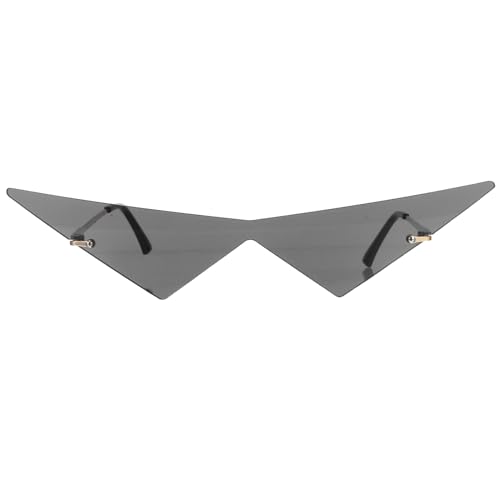 Holibanna Trendy Triangle Sunglasses for Men and Women, Lightweight Metal and Plastic Frame, Comfortable Fit, Stylish Eyewear for Vacation and Party Use