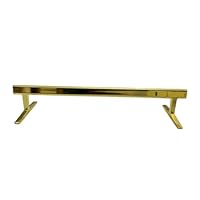 Pro Fingerboard Rail, Metal mini Finger Skateboard Rail for Your ramps and Park, 8.1 x 2.7 x 1.5 inches -The Best Obstacles for fingerboarding,Color (Gold)