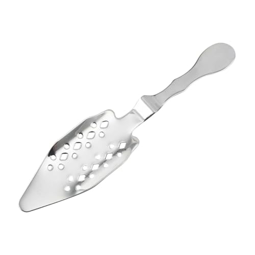 OUNONA Absinthe Spoon Dripper Stainless Steel Cube Sugar Spoon Multi-use Delicate Bar Accessory for Home Cocktails