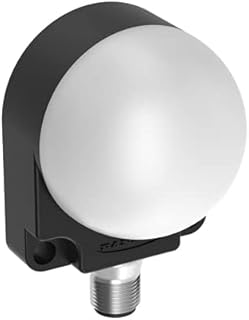 BNE K50FLGRXNQ, Indicator Light, Flat Mount, 50mm, 2 Color, 18-30VDC, NPN, GRN/RED, QDM12, 83420