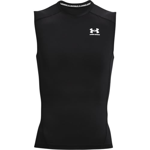 Under Armour mens Armour Heatgear Compression Sleeveless T-shirt