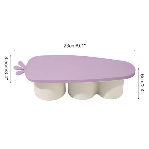 Molde para cubitos de hielo silhouette zanahoria con tapa miniatura 4