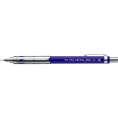 Porte-mines Pentel PG313-C 0,3 mm bleu foncé pour éviter la casse des mines fines