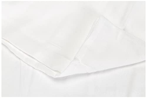 Sous-taie d'oreiller molleton bio Nuit des Vosges en coton blanc durable - 4
