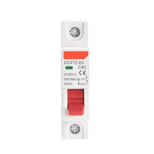 Interruptor diferencial fotovoltaico DC 550V 2P para protección de paneles solares y baterías 3