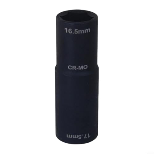 LumoCheefy PRO Tools Base réversible pour écrous de roue 16,5 x 17,5 mm, acier au chrome vanadium avec revêtement phosphate, entraînement 1/2