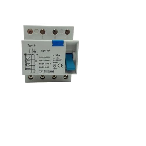 Disjoncteur différentiel 4P40A300MA CZK6 Z contre fuites courant