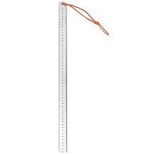 Stainless Steel 50cm Straight Ruler Car Mounted Defense Measurement Tool Multifunctional Straight Edges Car Mounted Defense Ruler