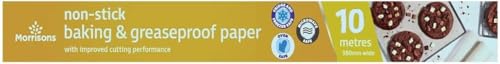 Morrisons Non Stick and Baking Greaseproof Paper 380mm x 10m