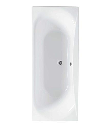 Image of Tyrl Bathroom Double Ended Super Strong Acrylic Gloss White Bath Bathtub – 1700 x 700