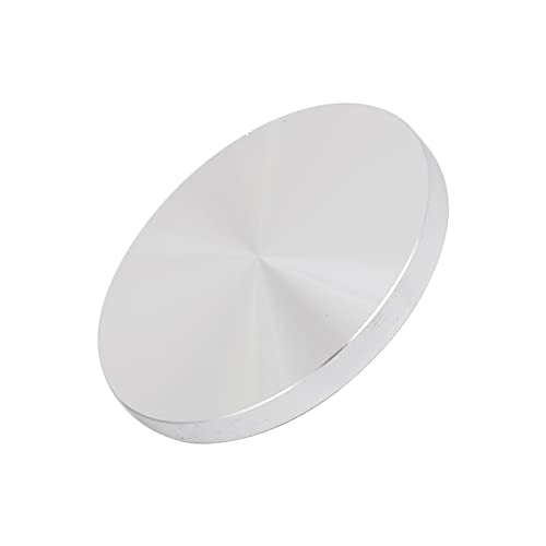 METALLIXITY Solide Aluminium Disque (M10x80mmx8mm) 1pcs, Verre Table Haut Adaptateur Aluminium Cercle Disque – pour Thé Bar, et Autre Verre Meuble Accessoires