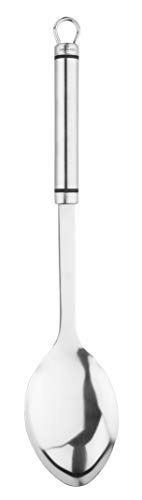 Tala Stainless Steel Serving Spoon, Essential for Serving Foods, Stirring sauces or Straining Vegetables. Dishwasher Safe, 33.5 x 7.0 x 1.5 cm