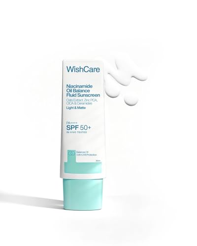 WishCare Niacinamide Oil Balance Fluid Sunscreen SPF 50 PA++++ In...