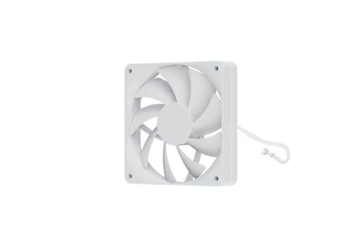 Image of Hyte Flow FA12 4 Fan Pack (120mm), High Performance PWM Gaming Case Fan, 1500 RPM, 4-PIN, Fluid Dynamic Bearing, White