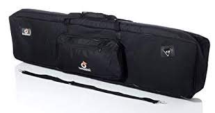 Borsa Imbottita per Pianoforte 88 Tasti, Nero, Misure 140 x 31 x 17 cm