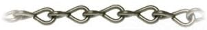 Metallics JC12M Galvanized Steel Single Jack Chain #12 1000 ft
