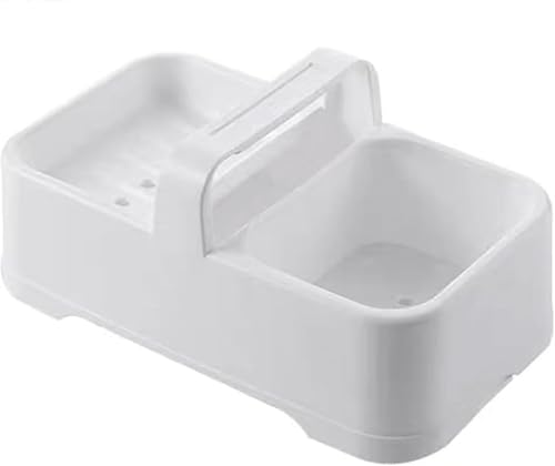 石鹸置き 石鹸ケースプラスチック石鹸入れ2個置ける固形石鹸 厚みのある大きめサイズ 石鹸ホルダー 携帯用石鹸コンテナ箱 プラスチックソープケースホールダー 通気 速乾性 水はけ ソープトレイ バス用品 (B)