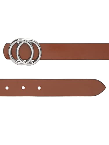 Image of TEAKWOOD LEATHERS Leather Belt for Women Belts Regular Fit Casual Formal Dress Jeans & Fashion Ladies Belts for Women Belts Regular Fit Belt Any Season | Fashion Belt for Women | T BT W 01