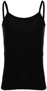 توب قطن للبنات - اسود