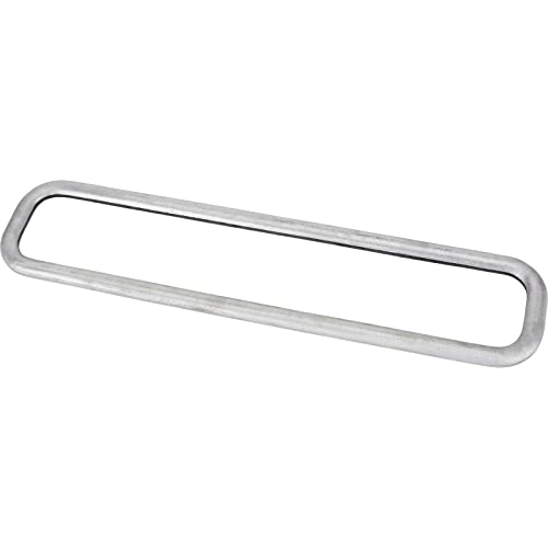 Speedway Motors Mail Slot Rear Window Frame Plain Steel Panel for Hot Rod and Street Rod Body Fabrication Custom Mail Slot Back Window Frame for Coupe Sedan and Custom Builds