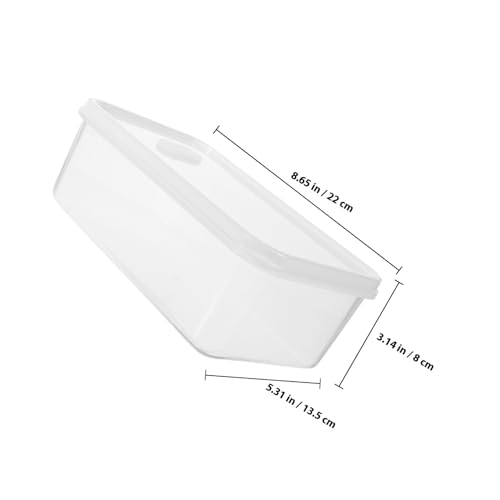 ROMISBABA 大容量クリアパン保存ボックス 収納ケース 冷蔵庫用 密封式 トースト 食品整理に 家 ベーカリー対応 ホームストレージ