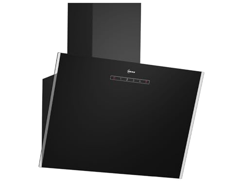 NEFF D63IDK1S0, N 30, Wandesse, Dunstabzugshaube zur Wandmontage, 60cm breit, Intensivstufe, LED-Beleuchtung, Touch Control, Metallfettfilter, Schwarz