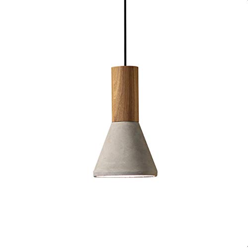 Plafonnier lustre nordique rétro en ciment pour éclairage maison et bar
