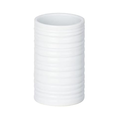 Wenko Vaso de dientes Mila blanco cerámica Cover